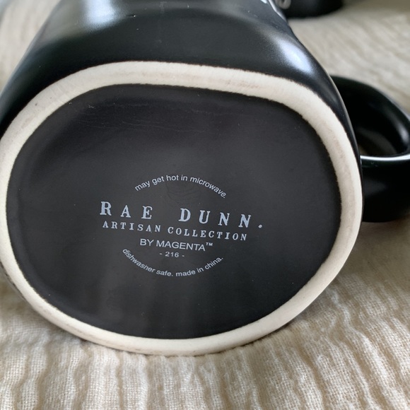 Rae Dunn syrup pitcher COFFEE mug black LL - Picture 6 of 7